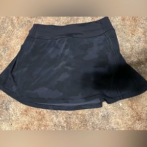 lululemon camo skirt with shorts